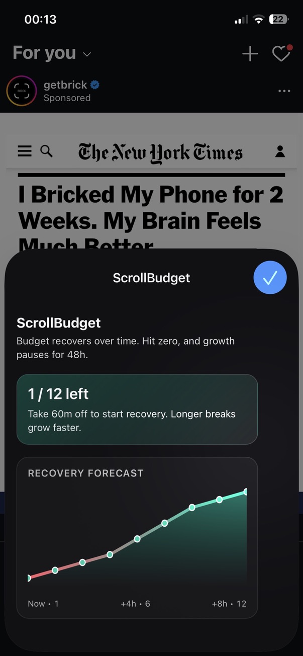 ScrollBudget Screenshot 3